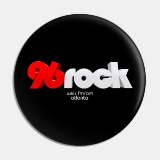 WKLS 96 Rock Atlanta 3D Pin