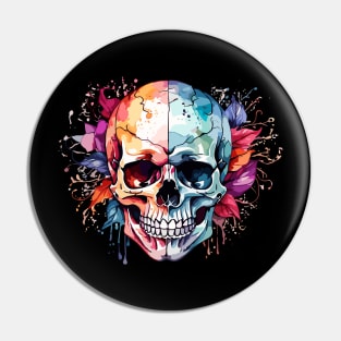 halloween skull Pin