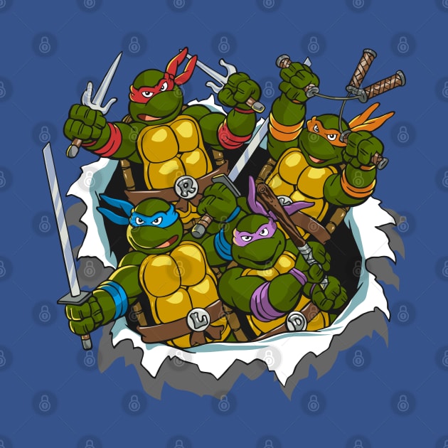 They are the amazing and incredible Teenage Mutant Ninja Turtles by DaveLeonardo