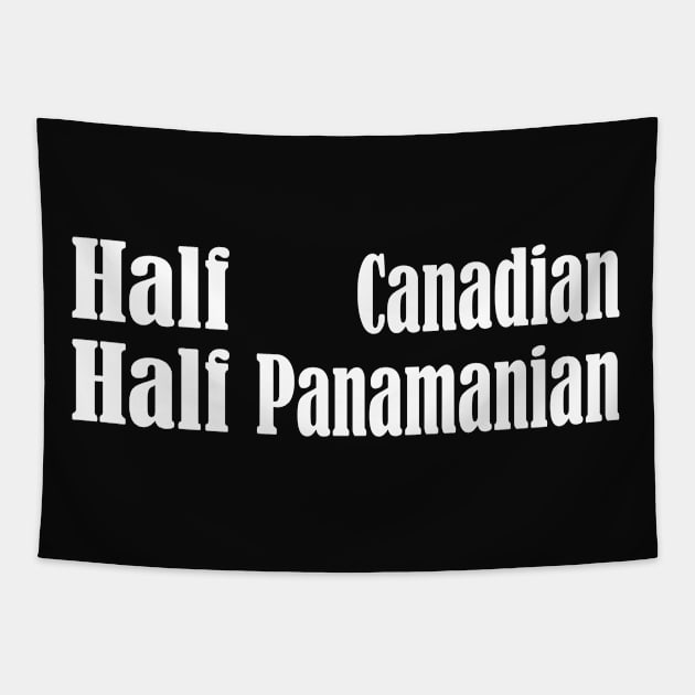 Half Canadian Half Panamanian Mix Tapestry by AbstractA