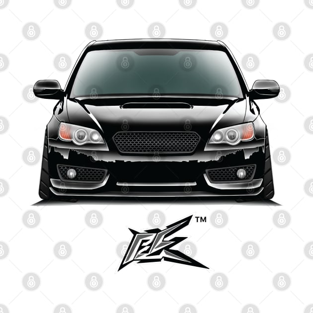 subaru legacy b4 black by naquash