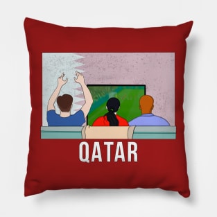 Qatar Fans Pillow