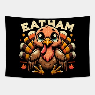 Quirky Thanksgiving Turkey - Eat Ham Tapestry