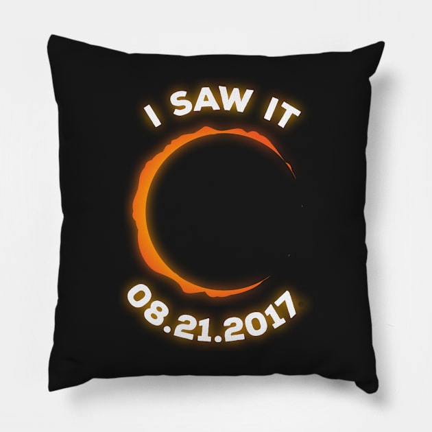 Great American Total Solar Eclipse 2017 Pillow by RJCatch