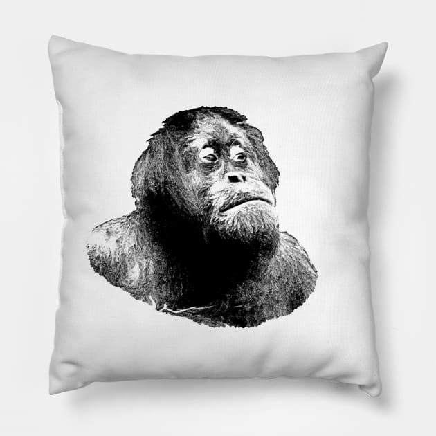 Orangutan Pillow by Guardi