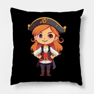 Birthday Party - Pirate Girl Pillow