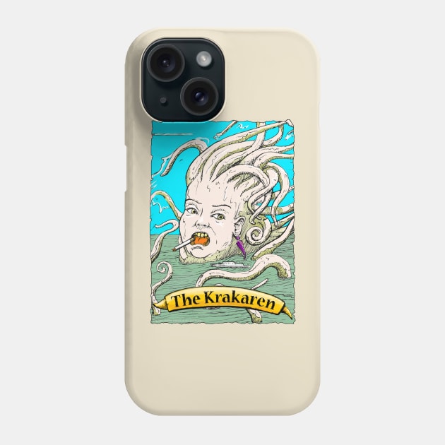 The Krakaren Phone Case by Cryptids-Hidden History