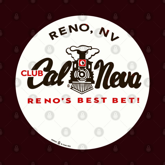 Vintage Cal Neva Club Casino Reno Nevada Ashtray Design by StudioPM71