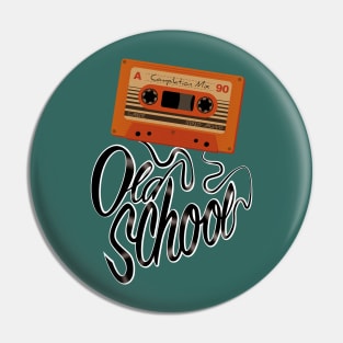 retro old school casette tape Pin