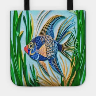 Quilled Fish Tote