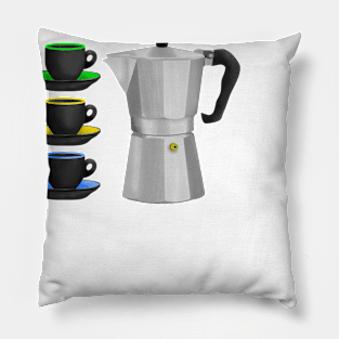 Espresso Coffee Maker Pillow