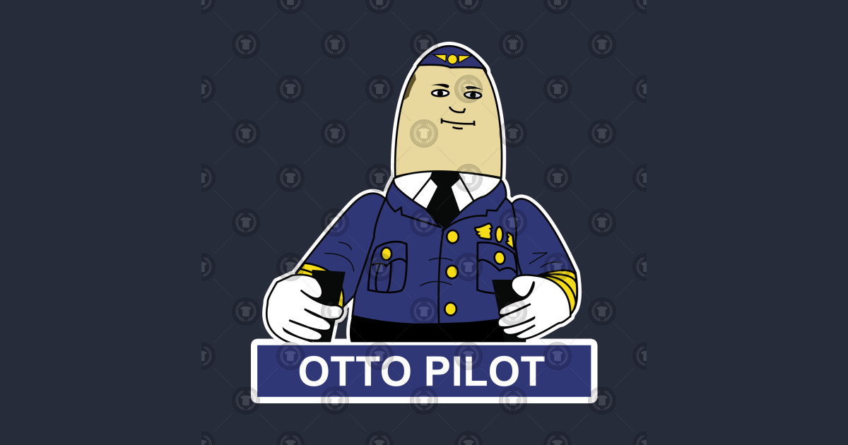 Otto the Inflatable Pilot - Airplane - T-Shirt | TeePublic