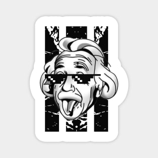 Albert Einstein - Thug Life Magnet