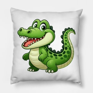 Happy Alligator Pillow