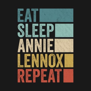 Funny Eat Sleep Annie Repeat Retro Vintage T-Shirt