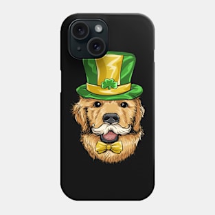 Funny dog head st patrick's day Phone Case