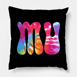 Tie Dye Mu Pillow