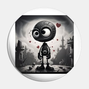 Spooky Valentine Pin