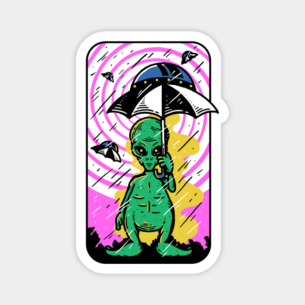 Invasion In The Rain Magnet by prawidana