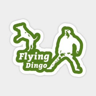 Flying Dingo Dog training WHT Magnet