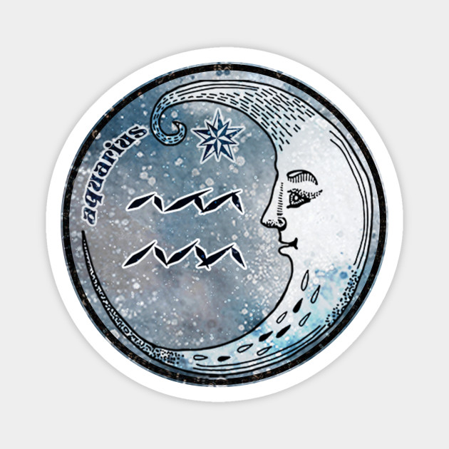Moon Sign Astrology Zodiac Symbol Stars and Crescent Moon