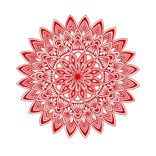 Mandala (red) T-Shirt