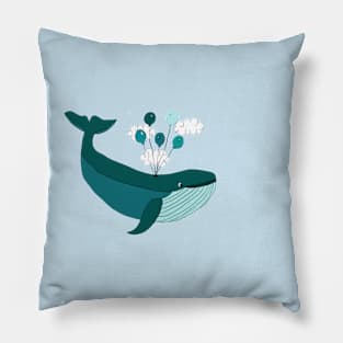 Party Whale Pillow