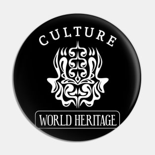 Culture World Heritage Pin