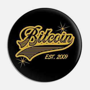 Bitcoin Cryptocurrency Blockchain Matrix Est. 2009 Pin