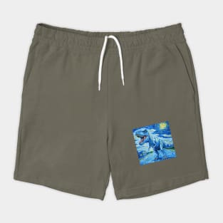 Starry Night T Rex Shorts