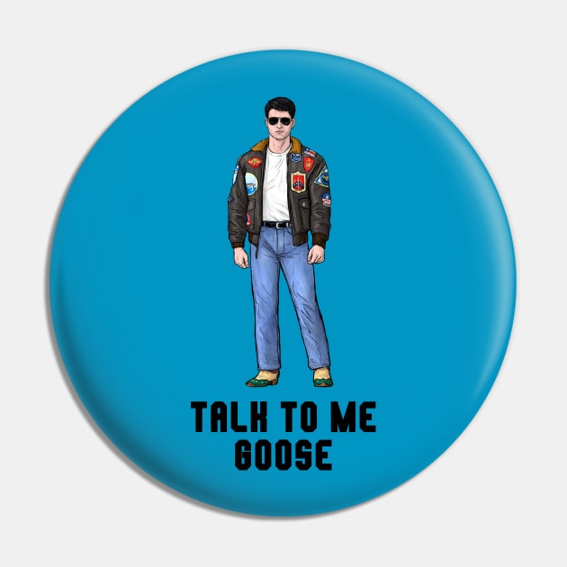 Talk to Me Goose Pin by PreservedDragons