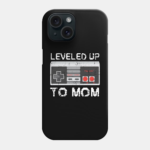 Leveled Up To Mom Phone Case by RW