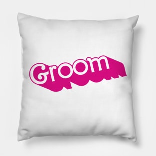 Groom Barbie logo Pillow