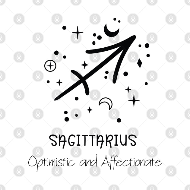 Sagittarius Personality Black Text by The Angry Gnome