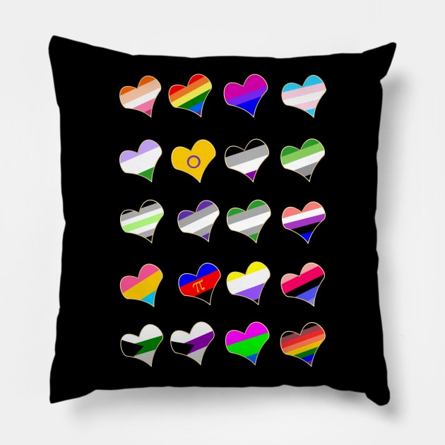 I <3 Diversity Pillow by traditionation