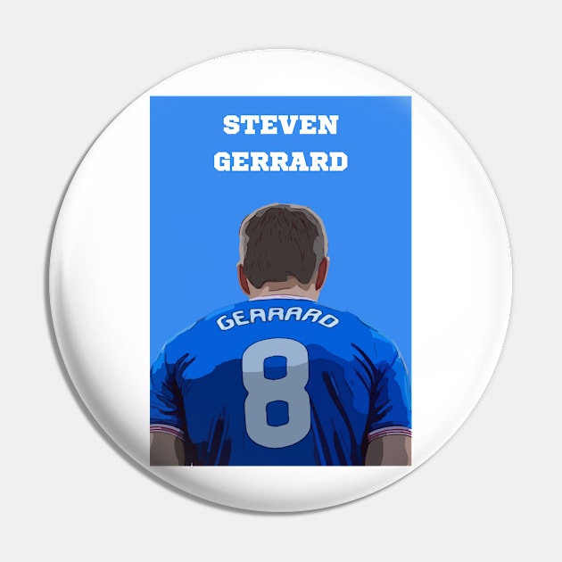 Steven Gerrard Glasgow Rangers Pin by simplythewest