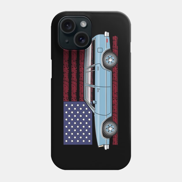 USA Light Blue Phone Case by JRCustoms44