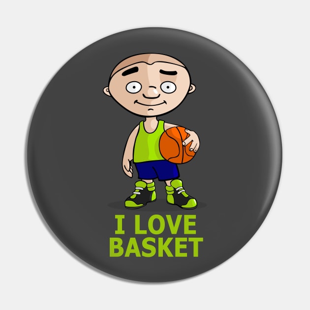 I love Basket Pin by JORDYGRAPH