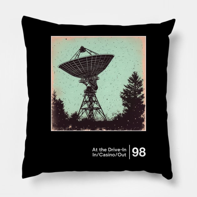 In/Casino/Out / Minimal Style Graphic Artwork Pillow by saudade