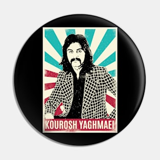 Vintage Retro Kourosh Yaghmaei Pin