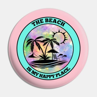 The Beach Is My Happy Place Pin