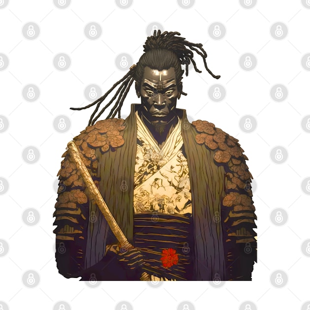 Yasuke the Black Samurai in Feudal Japan (1579) No. 1 by Puff Sumo