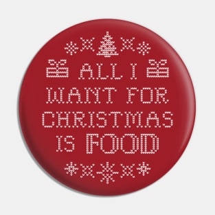 All I want for Christmas is food Pin