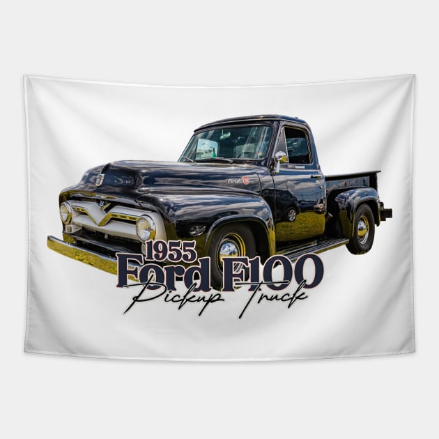 1955 Ford F100 Pickup Truck Tapestry by Gestalt Imagery