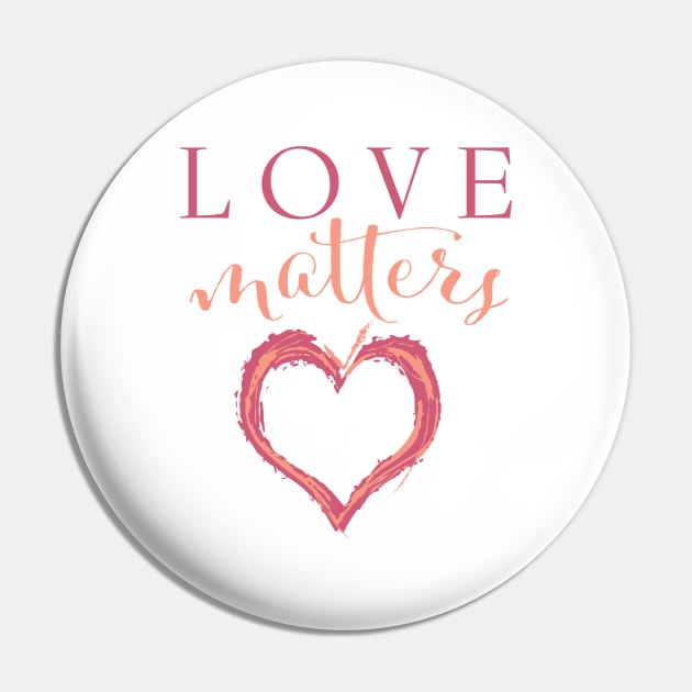 LOVE Pin by JTEESinc