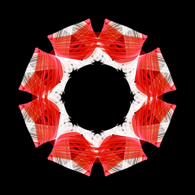 Red mandala by Meo Design