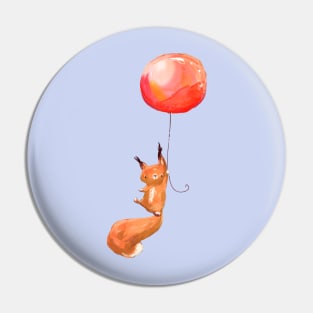 Balloon Squirrel Pin