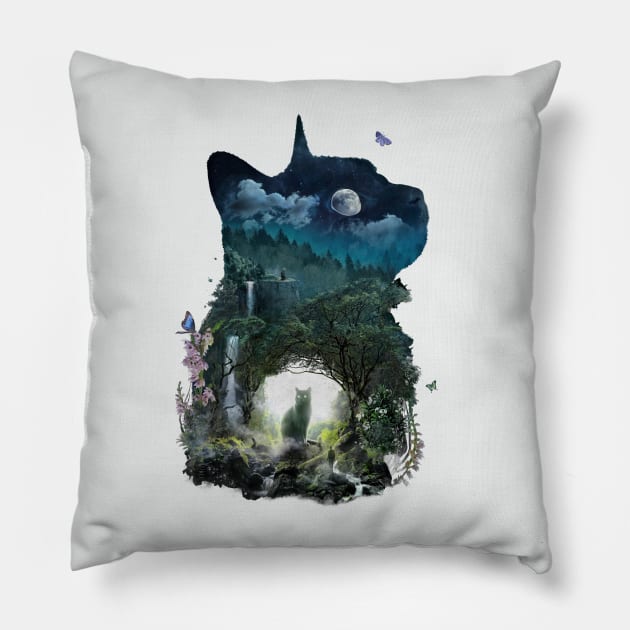 Realm of the Cats Pillow by barrettbiggers