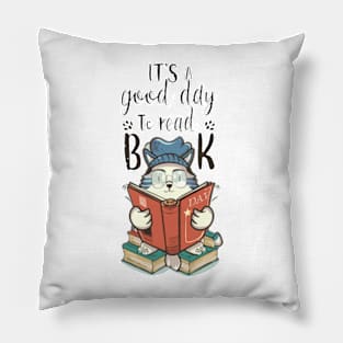 It's a Good day to read a book Pillow