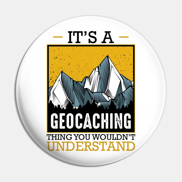 Geocaching Pin by Lumio Gifts